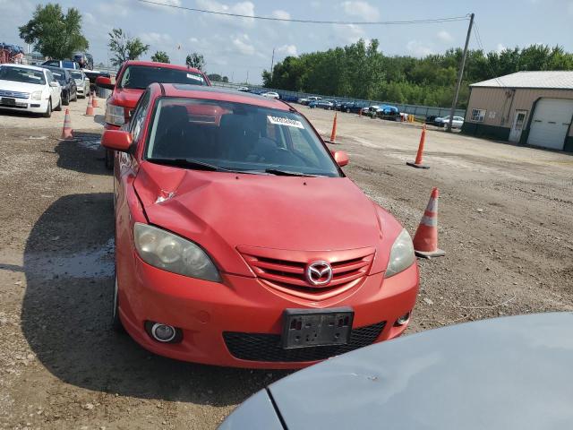 JM1BK343961477375 - 2006 MAZDA 3 HATCHBACK RED photo 5