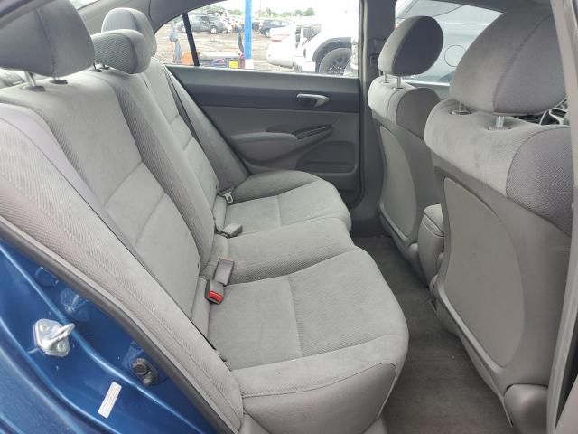 2HGFA1F53BH528521 - 2011 HONDA CIVIC LX ლურჯი ფოტო 10