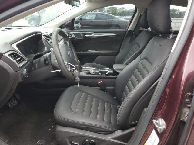 3FA6P0H76DR174268 - 2013 FORD FUSION SE BURGUNDY photo 7