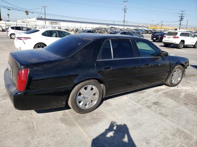 1G6KF57962U304604 - 2002 CADILLAC DEVILLE DTS BLACK photo 3