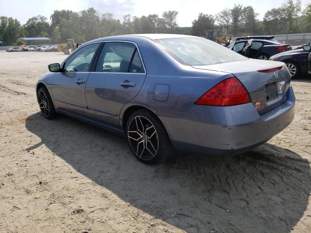 1HGCM553X7A107354 - 2007 HONDA ACCORD SE BLUE photo 2