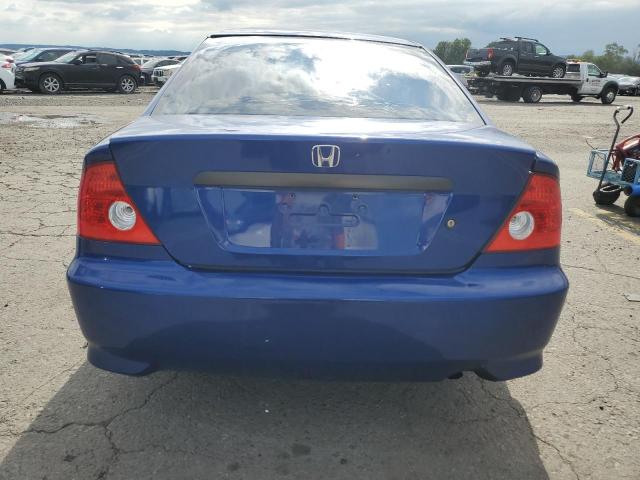 1HGEM21115L040995 - 2005 HONDA CIVIC DX VP ლურჯი ფოტო 6
