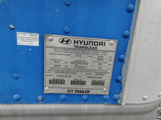 3H3V482CXGT115009 - 2016 HYUNDAI TRAILER BLUE photo 10