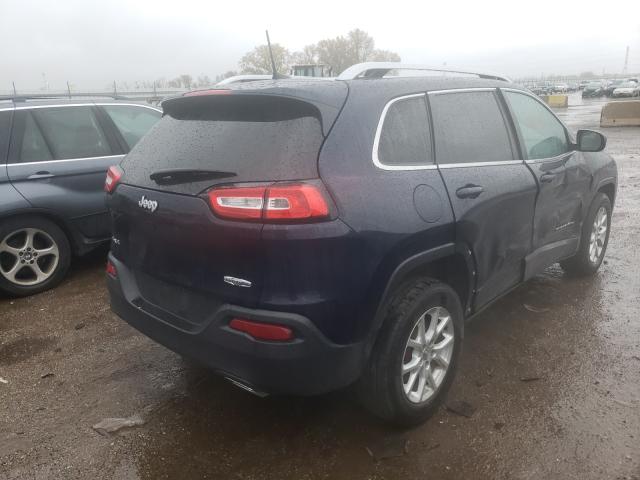 1C4PJMCS8GW286655 - 2016 JEEP CHEROKEE LATITUDE BLUE photo 4