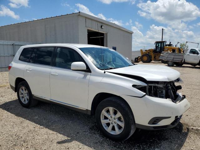 5TDBK3EH1CS164930 - 2012 TOYOTA HIGHLANDER BASE Biały zdjęcie 4