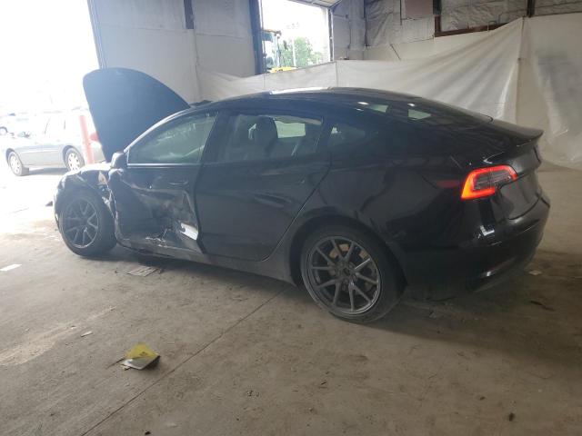 5YJ3E1EB2NF285646 - 2022 TESLA MODEL 3 Чорний фото 2