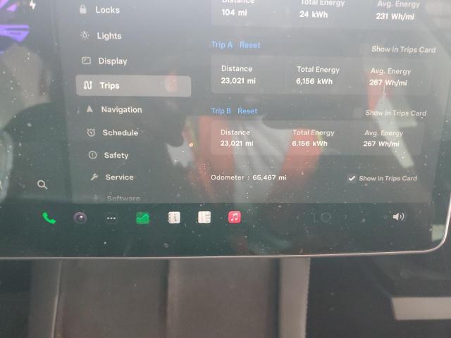 5YJ3E1EB2NF285646 - 2022 TESLA MODEL 3 Чорний фото 9