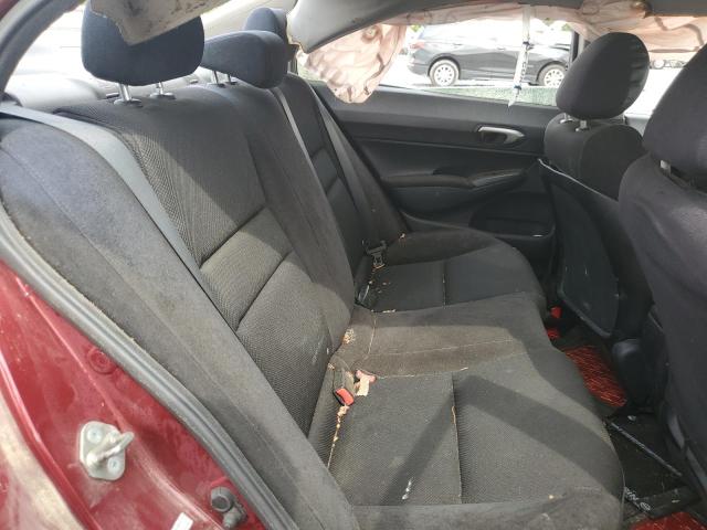 19XFA1F61AE033817 - 2010 HONDA CIVIC LX-S برغندي صورة 10