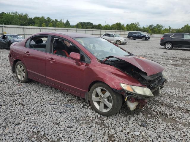 19XFA1F61AE033817 - 2010 HONDA CIVIC LX-S BURGUNDY photo 4