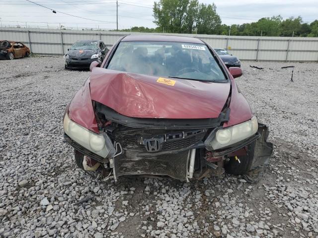 19XFA1F61AE033817 - 2010 HONDA CIVIC LX-S برغندي صورة 5