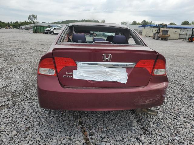 19XFA1F61AE033817 - 2010 HONDA CIVIC LX-S برغندي صورة 6