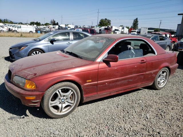 WBABS53421EV86698 - 2001 BMW 330 CI BURGUNDY photo 1