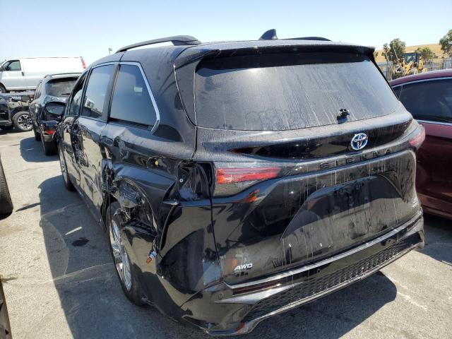 5TDDSKFC2NS055174 - 2022 TOYOTA SIENNA XSE BLACK photo 2