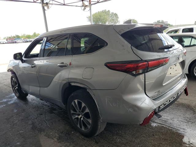5TDGZRBH0MS154495 - 2021 TOYOTA HIGHLANDER XLE Մոխրագույն լուսանկար 2