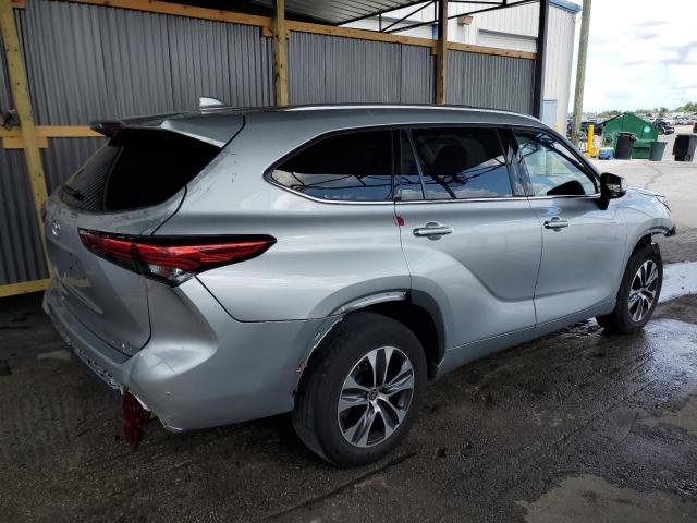 5TDGZRBH0MS154495 - 2021 TOYOTA HIGHLANDER XLE Մոխրագույն լուսանկար 3