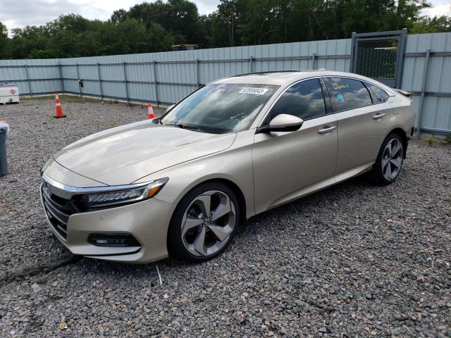 1HGCV2F94JA009314 - 2018 HONDA ACCORD TOURING TAN photo 1