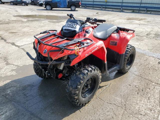 3JBLGAT24GJ000154 - 2016 CAN-AM OUTLANDER 570 RED photo 2