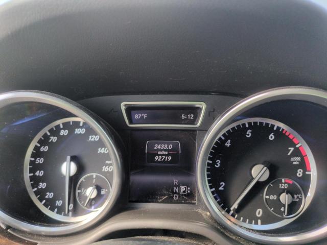 4JGDA5HB5FA516757 - 2015 MERCEDES-BENZ ML 350 4MATIC SILVER photo 9