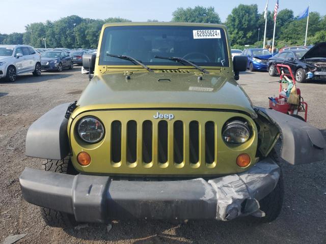 1J4FA24137L230690 - 2007 JEEP WRANGLER X GREEN photo 5