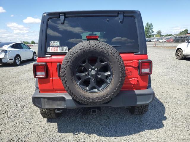 1C4HJXDG4MW693514 - 2021 JEEP WRANGLER U SPORT Қызыл фото 6