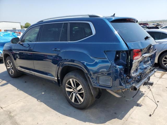 1V2FR2CA2NC529096 - 2022 VOLKSWAGEN ATLAS SEL PREMIUM R-LINE BLUE photo 2