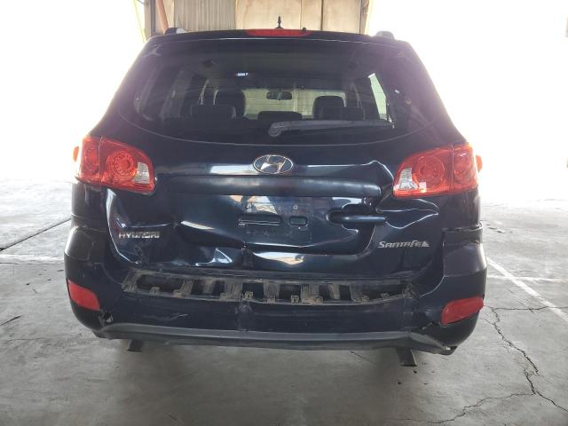 5NMSG13D39H274430 - 2009 HYUNDAI SANTA FE GLS BLUE photo 6