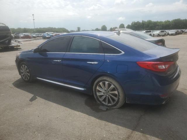 5NPE34AF5FH074582 - 2015 HYUNDAI SONATA SPORT BLUE photo 2