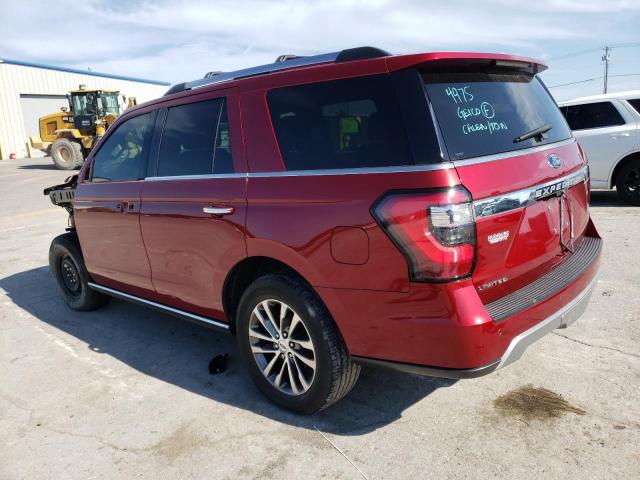 1FMJU2AT6JEA67120 - 2018 FORD EXPEDITION LIMITED RED photo 2