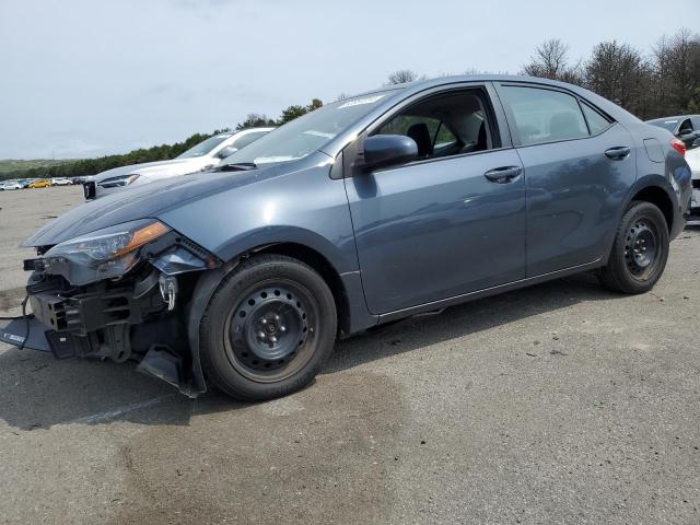 2T1BURHEXHC911245 - 2017 TOYOTA COROLLA L GRAY photo 1