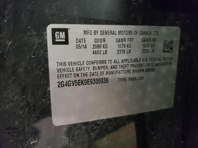 2G4GV5EK9E9309336 - 2014 BUICK REGAL 灰色 照片 12