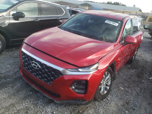 5NMS23AD2LH269059 - 2020 HYUNDAI SANTA FE SE RED photo 2