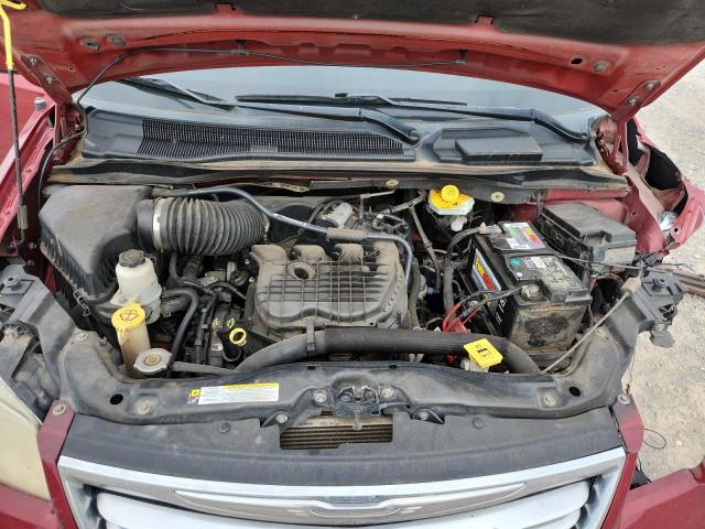 2C4RC1BG5FR534415 - 2015 CHRYSLER TOWN & COU TOURING ბურგუნდია ფოტო 12