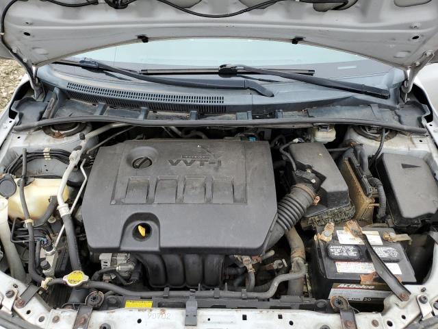 2T1BU4EE5BC752715 - 2011 TOYOTA COROLLA BASE ვერცხლისფერი ფოტო 11