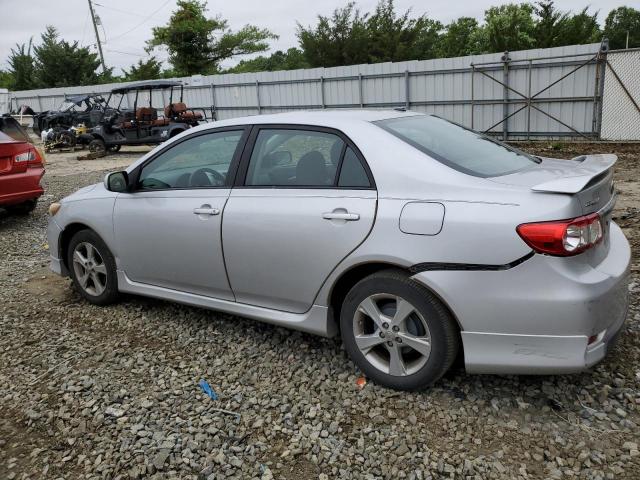 2T1BU4EE5BC752715 - 2011 TOYOTA COROLLA BASE ვერცხლისფერი ფოტო 2