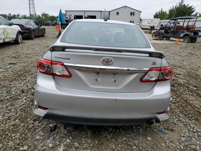 2T1BU4EE5BC752715 - 2011 TOYOTA COROLLA BASE ვერცხლისფერი ფოტო 6