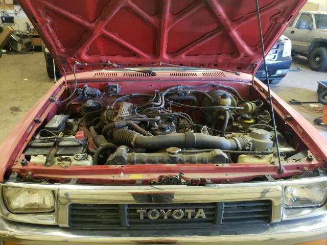 JT4RN13PXM6030147 - 1991 TOYOTA PICKUP 1/2 TON EXTRA LONG WHEELBASE DLX RED photo 11