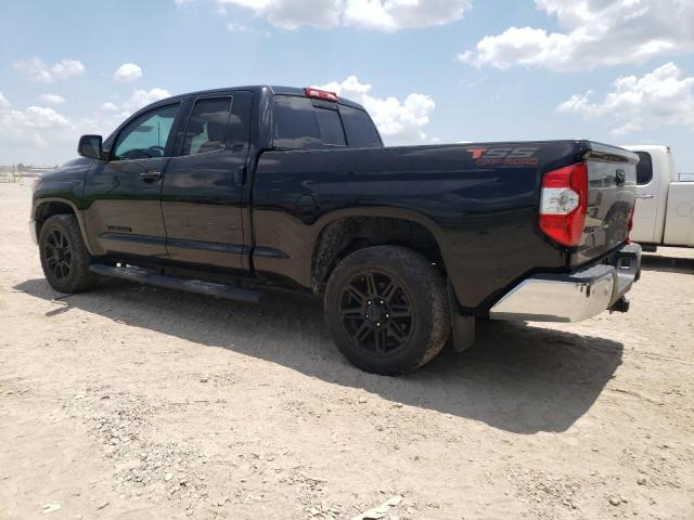 5TFRM5F11JX124909 - 2018 TOYOTA TUNDRA DOUBLE CAB SR/SR5 BLACK photo 2