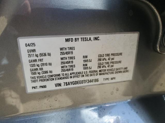 7SAYGDEE0TF344186 - 2026 TESLA MODEL Y 银色 照片 14