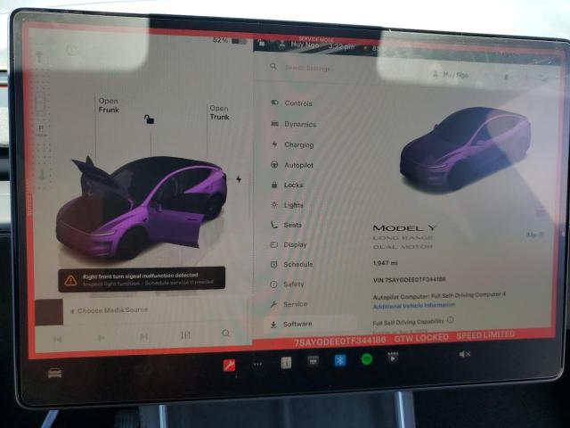 7SAYGDEE0TF344186 - 2026 TESLA MODEL Y 银色 照片 9