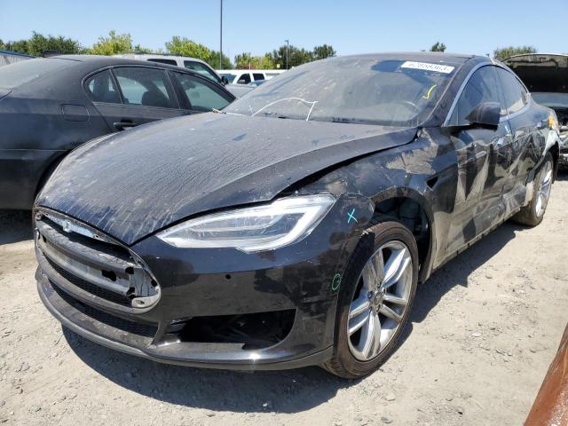 5YJSA1E24FF105270 - 2015 TESLA MODEL S Սև լուսանկար 1