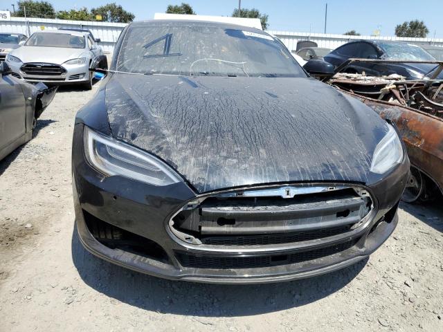 5YJSA1E24FF105270 - 2015 TESLA MODEL S Սև լուսանկար 5