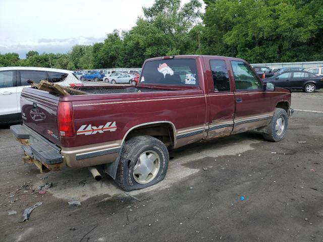 2GTEK19R4V1519507 - 1997 GMC SIERRA K1500 MAROON photo 3