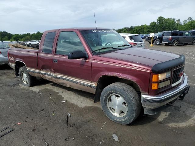 2GTEK19R4V1519507 - 1997 GMC SIERRA K1500 MAROON photo 4