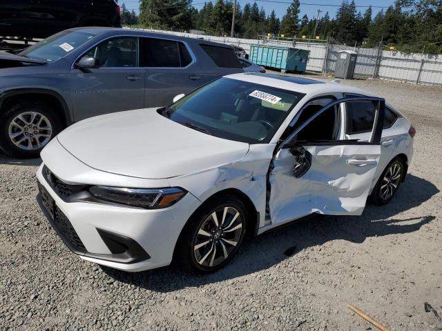 19XFL1H74NE008884 - 2022 HONDA CIVIC EXL თეთრი ფოტო 1