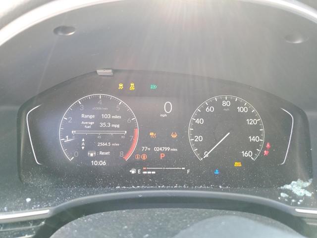 19XFL1H74NE008884 - 2022 HONDA CIVIC EXL თეთრი ფოტო 9