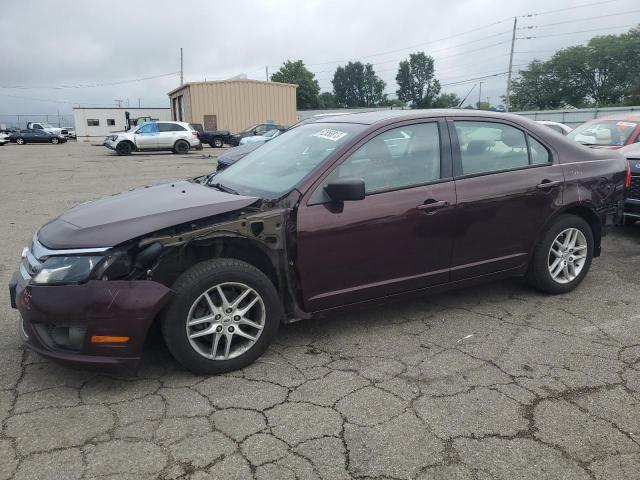 3FAHP0GA3BR165126 - 2011 FORD FUSION S BURGUNDY photo 1