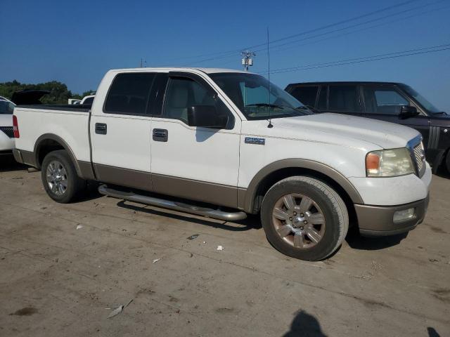 1FTPW12524KC22433 - 2004 FORD F150 SUPERCREW WHITE photo 4