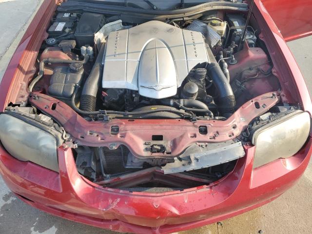 1C3AN65L25X055662 - 2005 CHRYSLER CROSSFIRE LIMITED MAROON photo 11