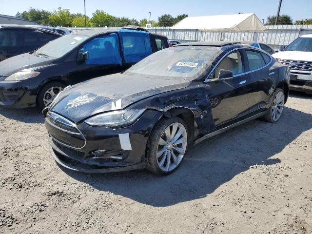 5YJSA1DN7CFS00798 - 2012 TESLA MODEL S BLACK photo 1