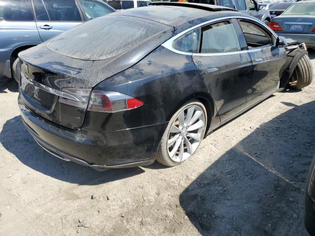 5YJSA1DN7CFS00798 - 2012 TESLA MODEL S BLACK photo 3